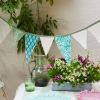 Preview: Natural Moments Fabric Bunting 3m