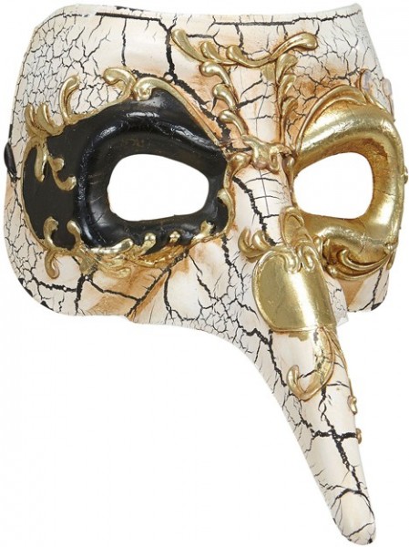 Máscara veneciana de oro destruida 2