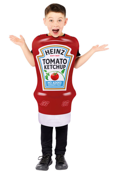 Disfraz de Heinz Ketchup para niño