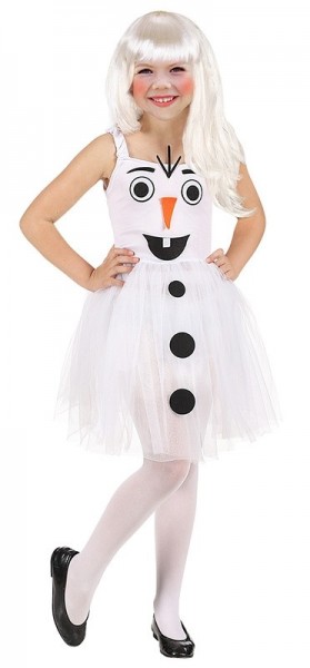 Schneemann Kostüm für Mädchen