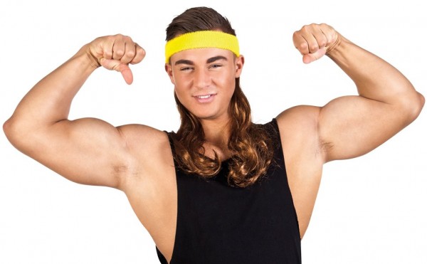 Simple sports headband Danilo yellow