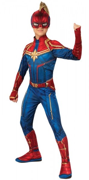 Captain Marvel licens barndräkt