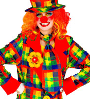 Anteprima: Cravatta da clown a quadri colorati