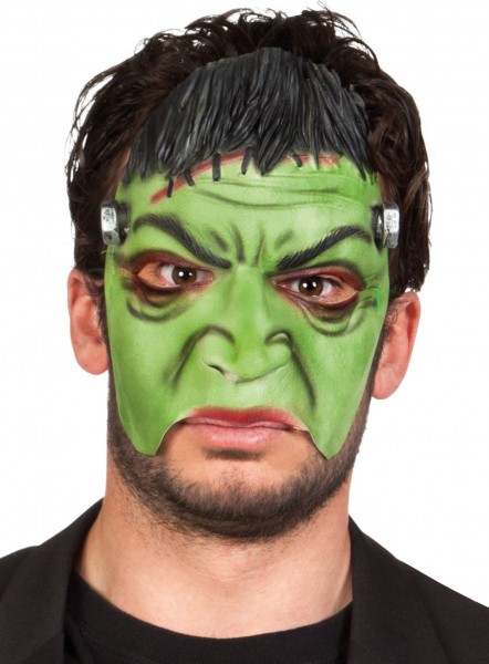 Chagrijnig half masker van Frankenstein