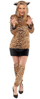 Anteprima: Costume leopardato Katja con cappuccio