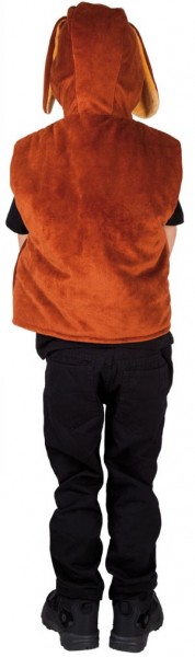 Plush dog costume body warmer for children 2