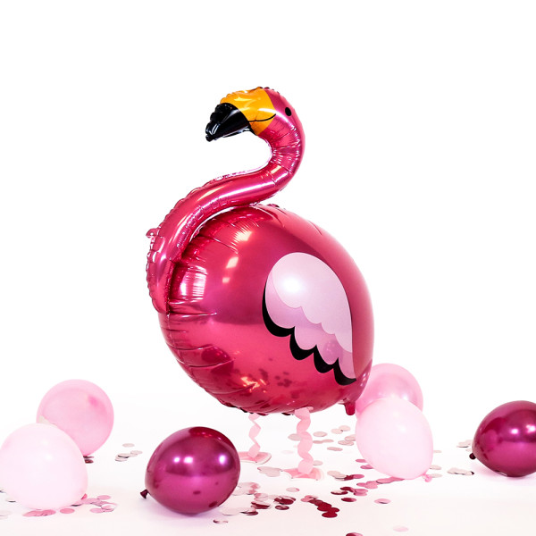 Walking Balloon in der Box Flamingo