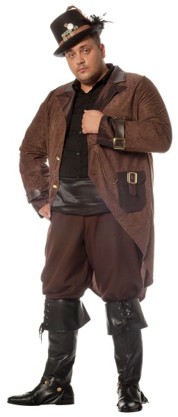 Victorian party suit brown 3
