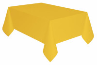 Sunny yellow eco tablecloth 2.74m