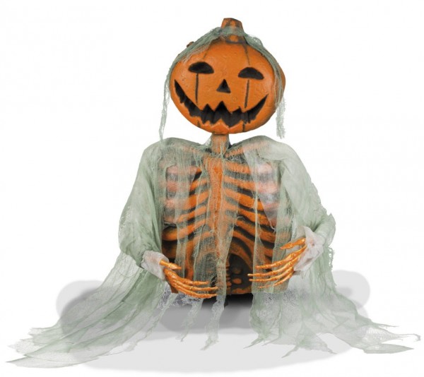 Gruseliges Halloween-Kürbis Skelett 52cm