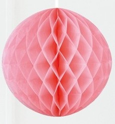 Honeycomb boll Sina rosa 50cm
