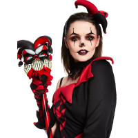 Preview: Sexy harlequin ladies costume Diavola
