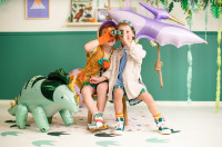 Preview: Triceratops standing balloon 1m