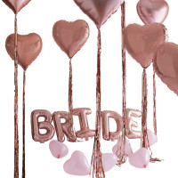 Bride`s Bed foil balloon set 30 pieces