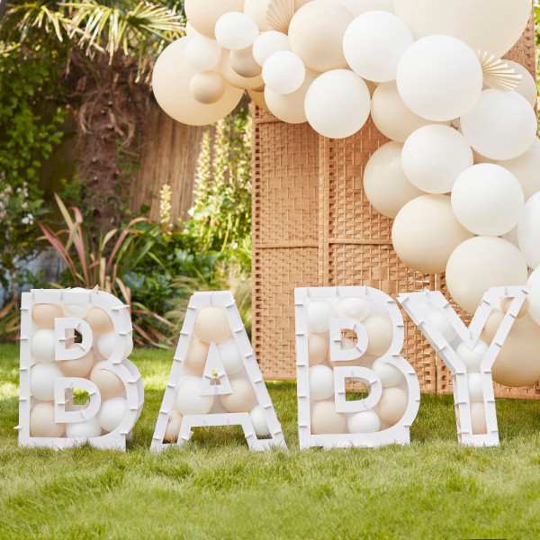 Fillable baby balloon stand