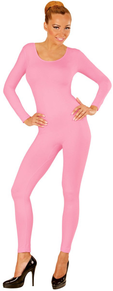 Långärmad bodysuit för kvinnor rosa