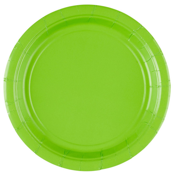 20 piatti per feste verde kiwi
