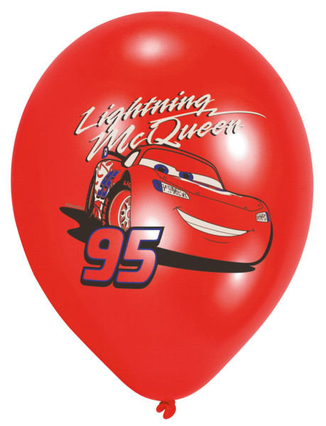 6 ballons Cars Flash McQueen