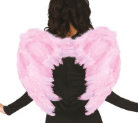 Vista previa: Alas de plumas rosa 50cm x 40cm