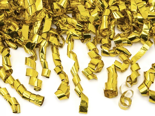 Streamers Party Popper gold 80cm 3
