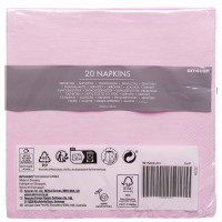 Preview: 20 Marshmallow Eco napkins 33cm