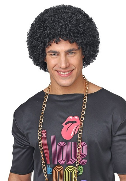 Black Afro wig Manuel