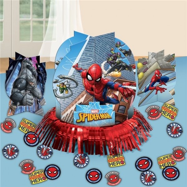 Set decorazione tavola Spider Man, 4 pezzi