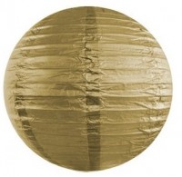 Anteprima: Lanterna di carta oro 20 cm
