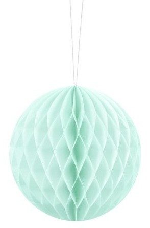 Honeycomb ball Lumina mint turquoise 10cm