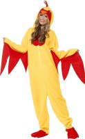 Preview: Chicken jumpsuit costume for adults