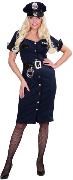 Disfraz de mujer policía sexy de los años 50 para mujer