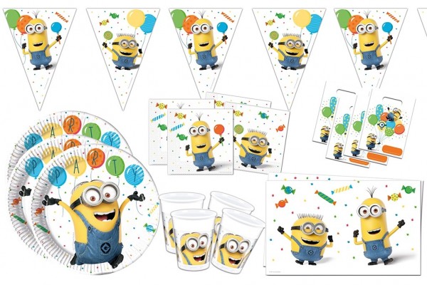 44-delars Colorful Minions Party Set