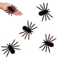 Aperçu: Décoration d'Halloween 4 araignées
