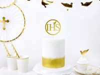 Vista previa: Adorno para tarta Heaven Blessed IHS 22cm