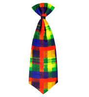 Preview: Colorful checked clown tie