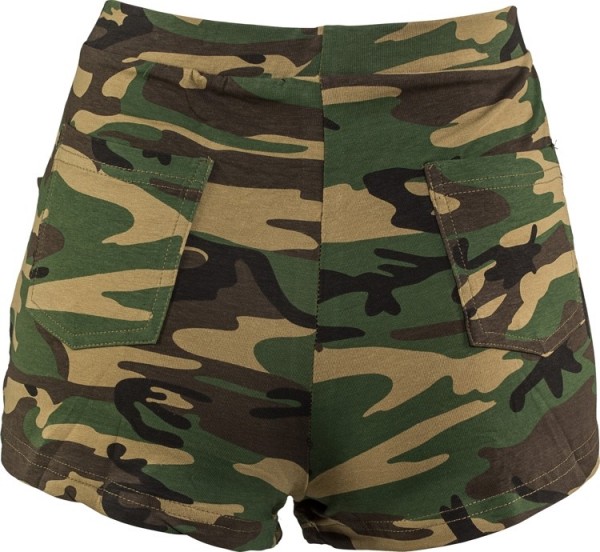 Chic In Camouflage Hot Pants 2