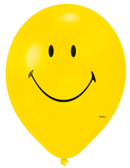 6 Golden Smile Ballons 28cm 4