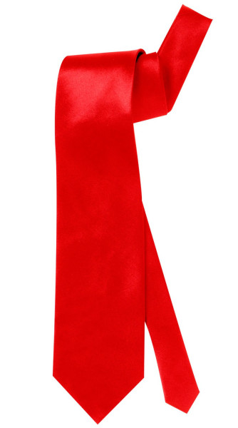 Rote Satin Krawatte 4
