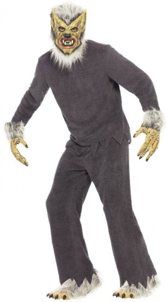 Orrore spaventoso del lupo mannaro del costume di Halloween
