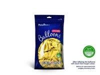 Anteprima: 100 palloncini in giallo pastello 12 cm