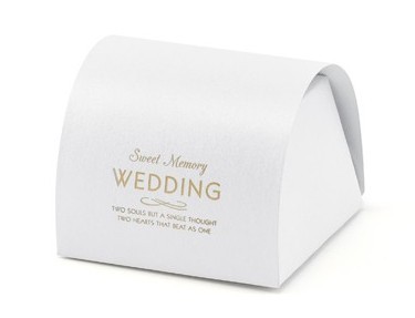 10 kasser med Wedding White