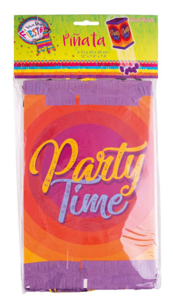 Zieh-Piñata Party Time 20 x 30cm
