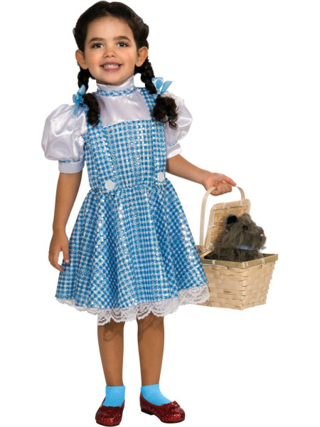 Trollkarlen från Oz Dorothy Girls kostym