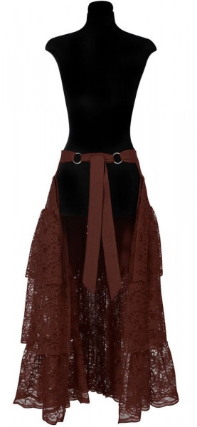 Gonna in pizzo Anni Brown