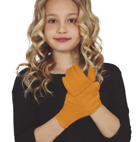 Handskar för barn i orange
