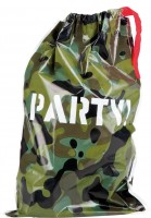 Preview: Camo pattern party bag
