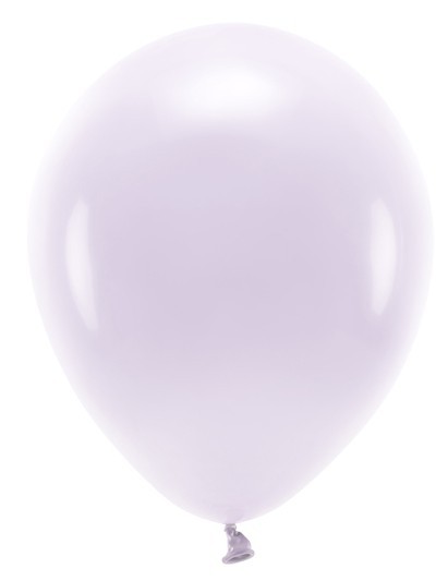 10 eko pastelowych balonów lawenda 26cm
