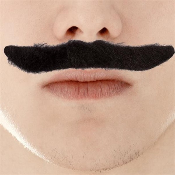 10 moustaches classiques des années 50 noires