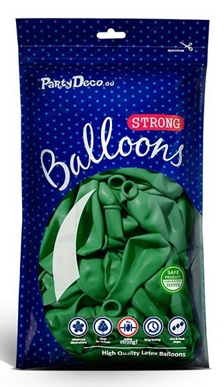 20 Partystar Luftballons grün 27cm 2