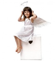 Voorvertoning: Kinderkostuum engel Josefine 98-104